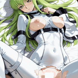 コードギア〇 C.C.風 ポスター アニメ エロ 美乳 グラビア ファンアート 同人アート 0507 (75)