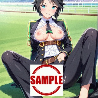 ウマ〇 フジキセキ風 ポスター アニメ エロ 美乳 グラビア ファンアート 同人アート 1107 (4)