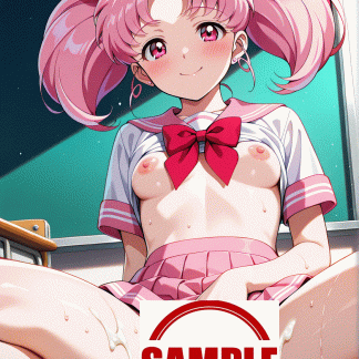 セーラームー〇 ミニウサ風 ポスター アニメ エロ 美乳 グラビア ファンアート 同人アート 0918 (12)