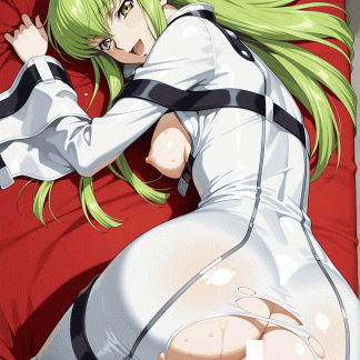 コードギア〇 C.C.風 ポスター アニメ エロ 美乳 グラビア ファンアート 同人アート 0507 (170)