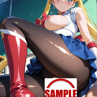 セーラームー〇 月野 うさぎ風 ポスター アニメ エロ 美乳 グラビア ファンアート 同人アート 1016 (7)