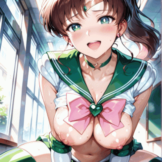 セーラームー〇 木野 まこと風 ポスター アニメ エロ 美乳 グラビア ファンアート 同人アート 0512 (6)