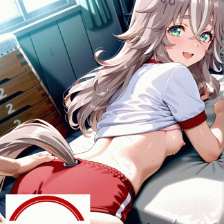ウマ〇 ワンダーアキュート風 ポスター アニメ エロ 美乳 グラビア ファンアート 同人アート 0912 (20)