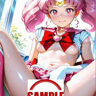 セーラームー〇 ミニウサ風 ポスター アニメ エロ 美乳 グラビア ファンアート 同人アート 0621 (4)