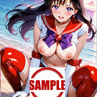 セーラームー〇 日野 レイ風 ポスター アニメ エロ 美乳 グラビア ファンアート 同人アート 0803 (5)