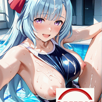 ウマ〇 メジロアルダン風 ポスター アニメ エロ 美乳 グラビア ファンアート 同人アート 0805 (24)
