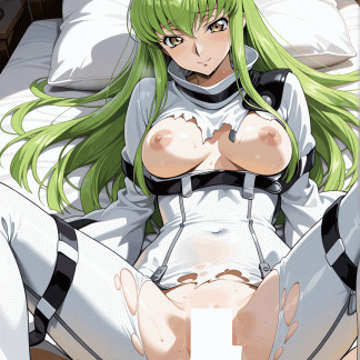 コードギア〇 C.C.風 ポスター アニメ エロ 美乳 グラビア ファンアート 同人アート 0507 (83)