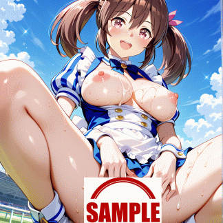 ウマ〇 ヒシアケボノ風 ポスター アニメ エロ 美乳 グラビア ファンアート 同人アート 1021 (15)