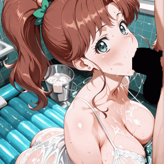 セーラームー〇 木野 まこと風 ポスター アニメ エロ 美乳 グラビア ファンアート 同人アート 0210 (54)