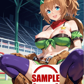 ウマ〇 タイキシャトル風 ポスター アニメ エロ 美乳 グラビア ファンアート 同人アート 1024 (12)