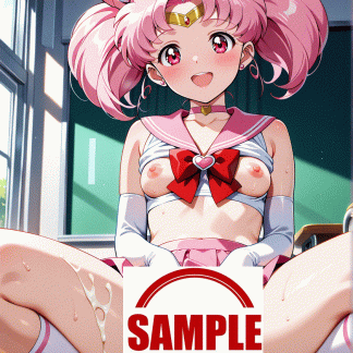 セーラームー〇 ミニウサ風 ポスター アニメ エロ 美乳 グラビア ファンアート 同人アート 0922 (13)