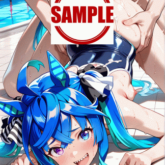 ウマ〇 ツインターボ風 ポスター アニメ エロ 美乳 グラビア ファンアート 同人アート 0807 (19)