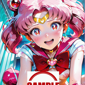 セーラームー〇 ミニウサ風 ポスター アニメ エロ 美乳 グラビア ファンアート 同人アート 0621 (17)