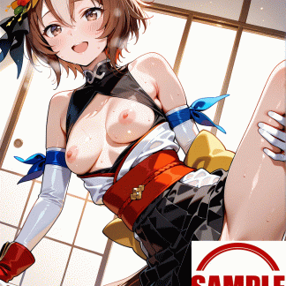 ウマ〇 ヤエノムテキ風 ポスター アニメ エロ 美乳 グラビア ファンアート 同人アート 1115 (22)