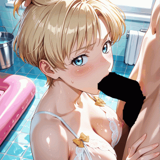 セーラームー〇 天王 はるか風 ポスター アニメ エロ 美乳 グラビア ファンアート 同人アート 0217 (50)