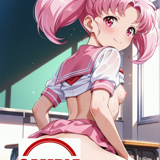 セーラームー〇 ミニウサ風 ポスター アニメ エロ 美乳 グラビア ファンアート 同人アート 0918 (33)