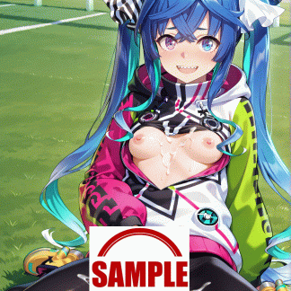 ウマ〇 ツインターボ風 ポスター アニメ エロ 美乳 グラビア ファンアート 同人アート 1010(2)