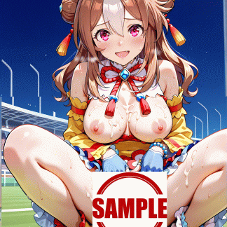 ウマ〇 コパノリッキー風 ポスター アニメ エロ 美乳 グラビア ファンアート 同人アート 1010 (15)