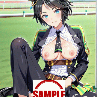 ウマ〇 フジキセキ風 ポスター アニメ エロ 美乳 グラビア ファンアート 同人アート 1107 (7)