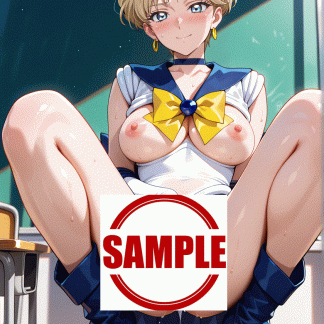 セーラームー〇 天王 はるか風 ポスター アニメ エロ 美乳 グラビア ファンアート 同人アート 0919 (15)