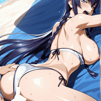 ハイスクールオブ〇デット 毒島 冴子風 ポスター アニメ エロ 美乳 グラビア ファンアート 同人アート 0527 (122)