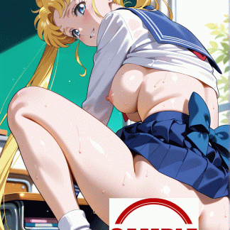 セーラームー〇 月野 うさぎ風 ポスター アニメ エロ 美乳 グラビア ファンアート 同人アート 0917 (33)