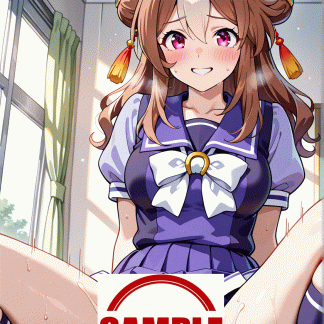 ウマ〇 コパノリッキー風 ポスター アニメ エロ 美乳 グラビア ファンアート 同人アート 0731 (10)