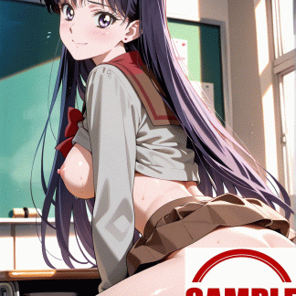 セーラームー〇 日野 レイ風 ポスター アニメ エロ 美乳 グラビア ファンアート 同人アート 0914 (36)