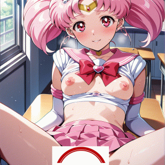 セーラームー〇 ミニウサ風 ポスター アニメ エロ 美乳 グラビア ファンアート 同人アート 0922 (17)