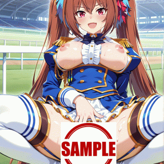 ウマ〇 ダイワスカーレット風 ポスター アニメ エロ 美乳 グラビア ファンアート 同人アート 1018 (16)