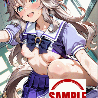 ウマ〇 ワンダーアキュート風 ポスター アニメ エロ 美乳 グラビア ファンアート 同人アート 0727 (2)