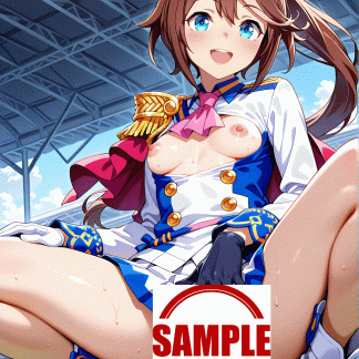 ウマ〇 トウカイテイオー風 ポスター アニメ エロ 美乳 グラビア ファンアート 同人アート 1010(9)