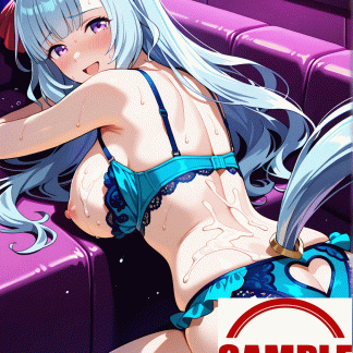 ウマ〇 メジロアルダン風 ポスター アニメ エロ 美乳 グラビア ファンアート 同人アート 0727 (21)