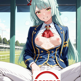ウマ〇 フジサマーチ風 ポスター アニメ エロ 美乳 グラビア ファンアート 同人アート 1027 (15)