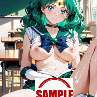 セーラームー〇 海王みちる風 ポスター アニメ エロ 美乳 グラビア ファンアート 同人アート 0919 (6)
