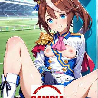ウマ〇 トウカイテイオー風 ポスター アニメ エロ 美乳 グラビア ファンアート 同人アート 1010(3)