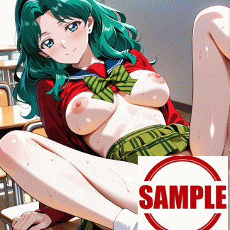 セーラームー〇 海王みちる風 ポスター アニメ エロ 美乳 グラビア ファンアート 同人アート 0918 (21)