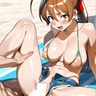 ハイスクールオブ〇デット 宮本 麗風 ポスター アニメ エロ 美乳 グラビア ファンアート 同人アート 0527 (221)