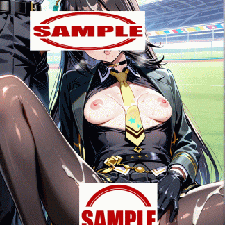 ウマ〇 マンハッタンカフェ風 ポスター アニメ エロ 美乳 グラビア ファンアート 同人アート 1029 (35)
