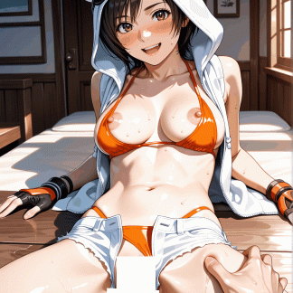 F〇７ ユフィ風 ポスター アニメ エロ 美乳 グラビア ファンアート 同人アート 0603(79)