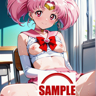 セーラームー〇 ミニウサ風 ポスター アニメ エロ 美乳 グラビア ファンアート 同人アート 0922 (5)