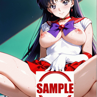 セーラームー〇 日野 レイ風 ポスター アニメ エロ 美乳 グラビア ファンアート 同人アート 0919(9)