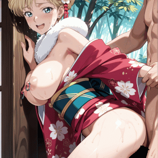 セーラームー〇 天王 はるか風 ポスター アニメ エロ 美乳 グラビア ファンアート 同人アート 0119 (33)