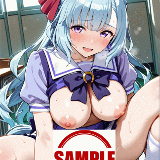 ウマ〇 メジロアルダン風 ポスター アニメ エロ 美乳 グラビア ファンアート 同人アート 0720 (16)