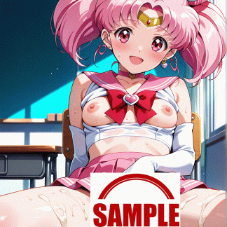セーラームー〇 ミニウサ風 ポスター アニメ エロ 美乳 グラビア ファンアート 同人アート 0922 (2)