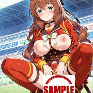 ウマ〇 マルゼンスキー風 ポスター アニメ エロ 美乳 グラビア ファンアート 同人アート 1029 (16)