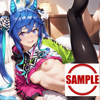 ウマ〇 ツインターボ風 ポスター アニメ エロ 美乳 グラビア ファンアート 同人アート 1010(26)