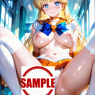 セーラームー〇 愛野 美奈子風 ポスター アニメ エロ 美乳 グラビア ファンアート 同人アート 0513 (3)
