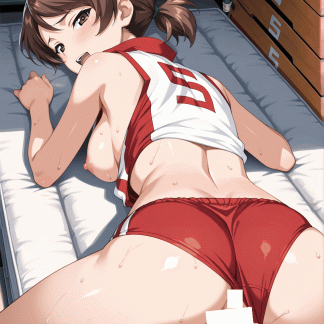 ガールズ〇パンツァー 河西 忍風 ポスター アニメ エロ 美乳 グラビア ファンアート 同人アート 0507 (43)