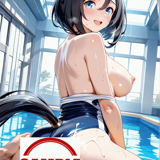 ウマ〇 エイシンフラッシュ風 ポスター アニメ エロ 美乳 グラビア ファンアート 同人アート 0805 (23)